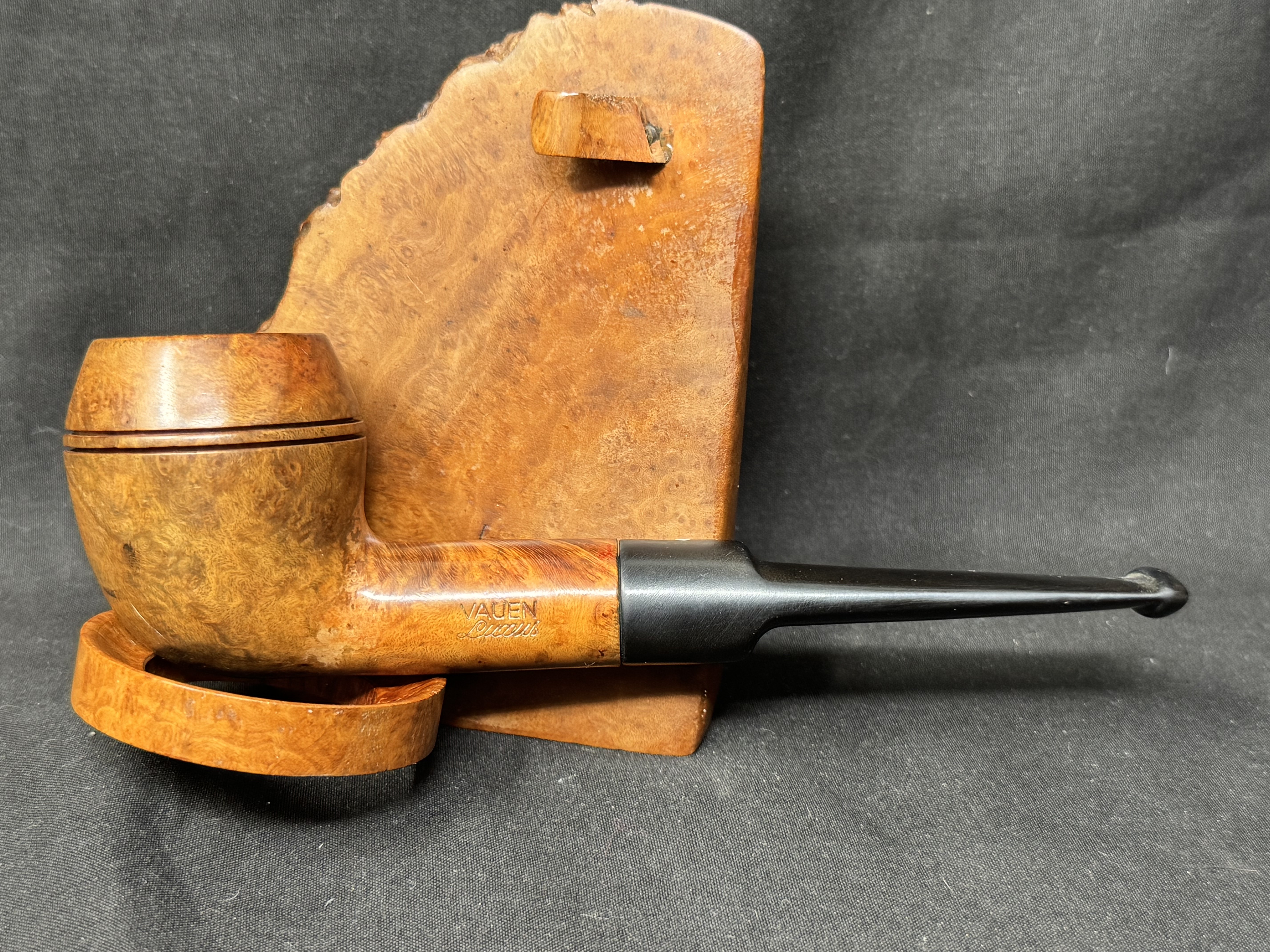 Vauen Straight Rhodesian Saddle Vulcanite Stem Estate Pipe 2