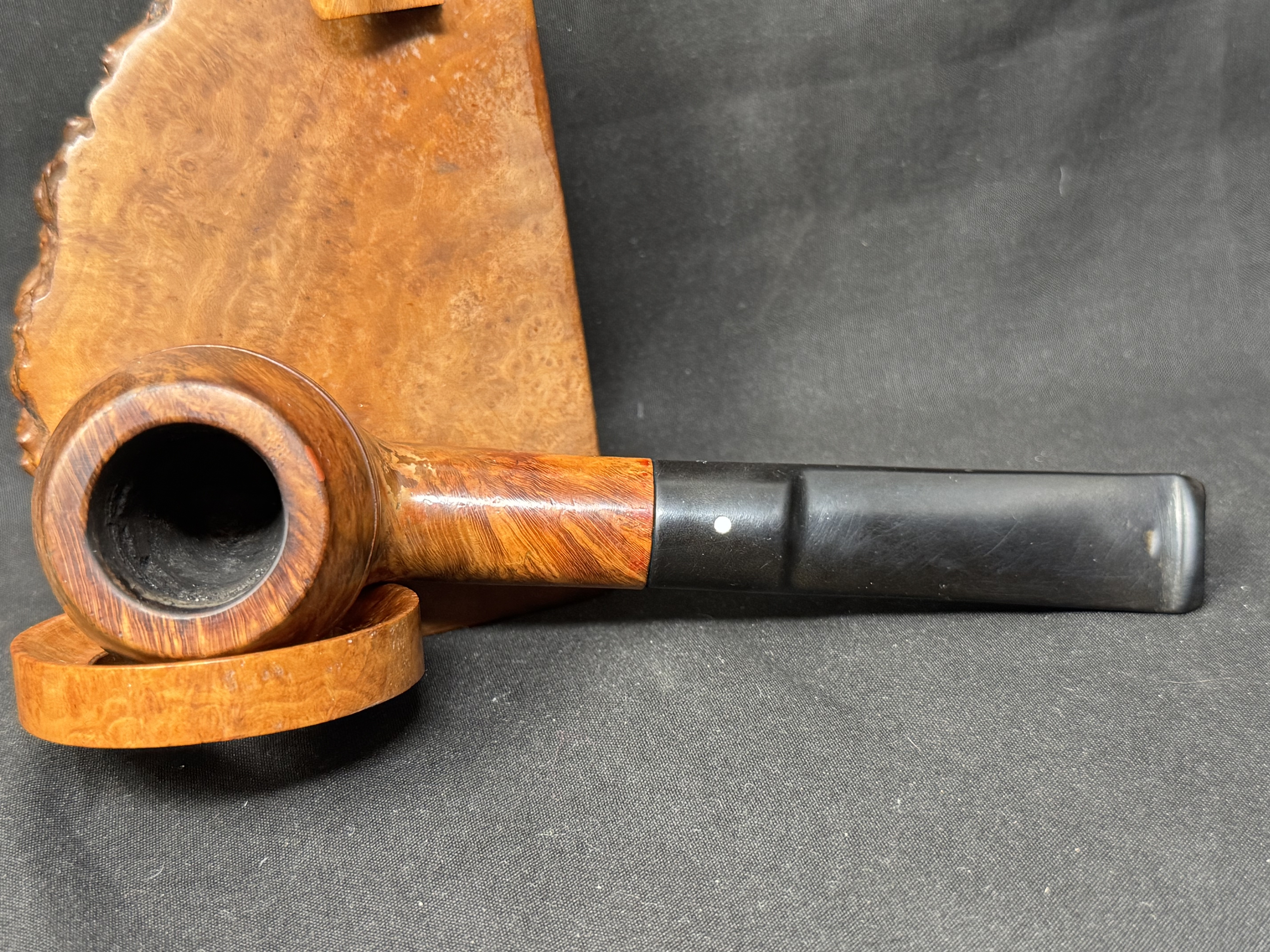 Vauen Straight Rhodesian Saddle Vulcanite Stem Estate Pipe 3