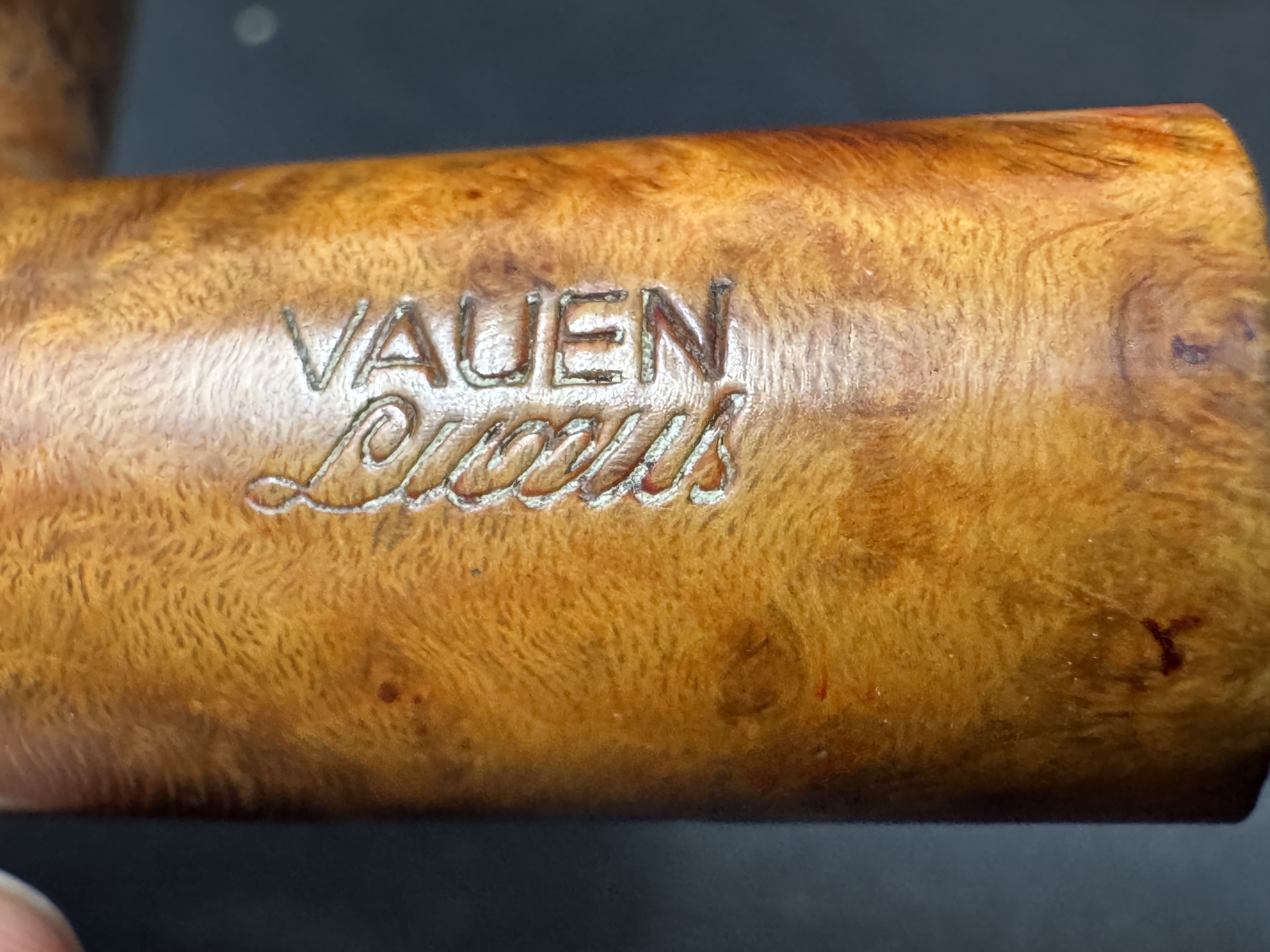 Vauen Straight Rhodesian Saddle Vulcanite Stem Estate Pipe 7