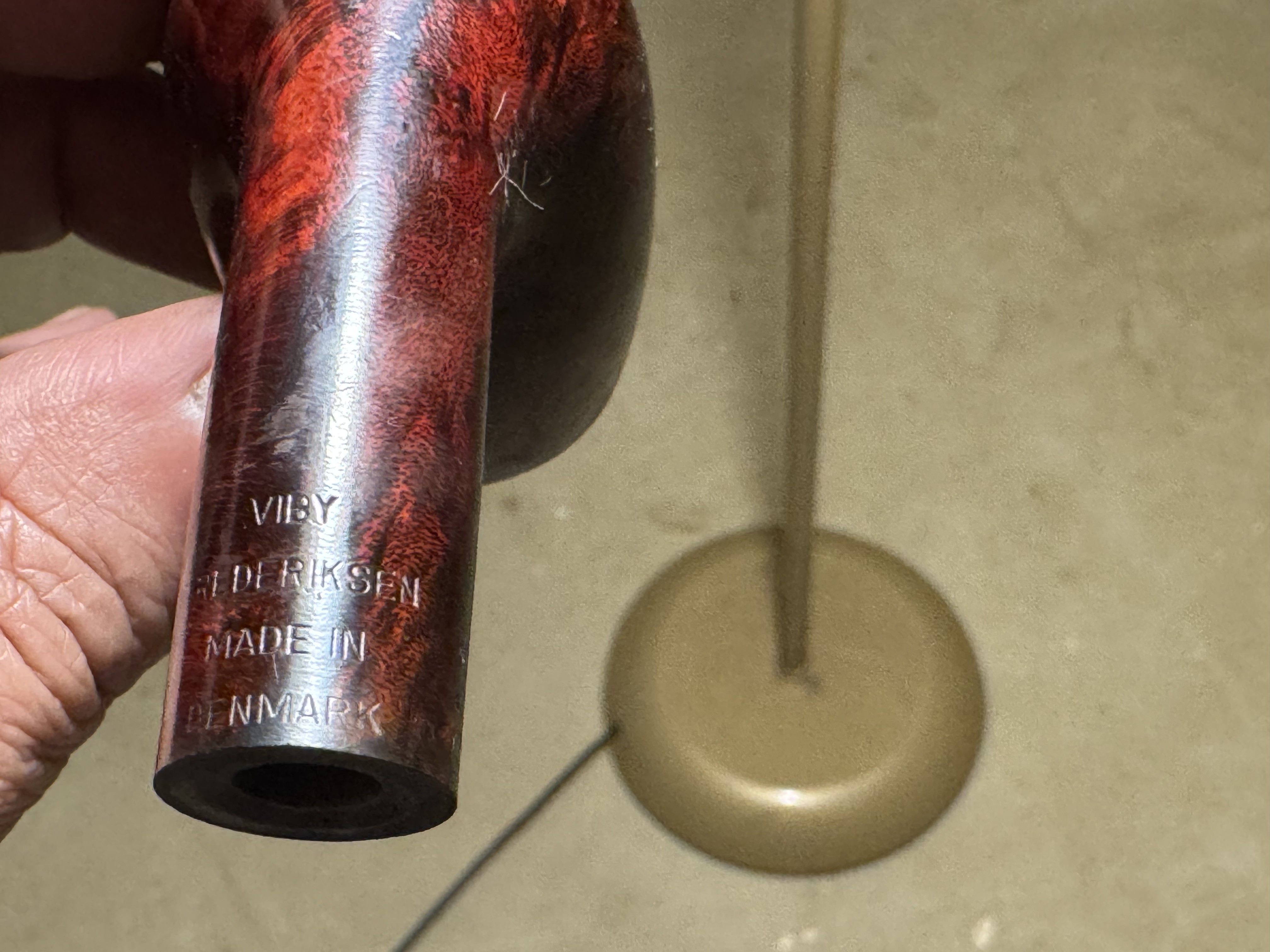 Viby Frederiksen Smooth Straight Billiard Red Briar Estate Pipe 11