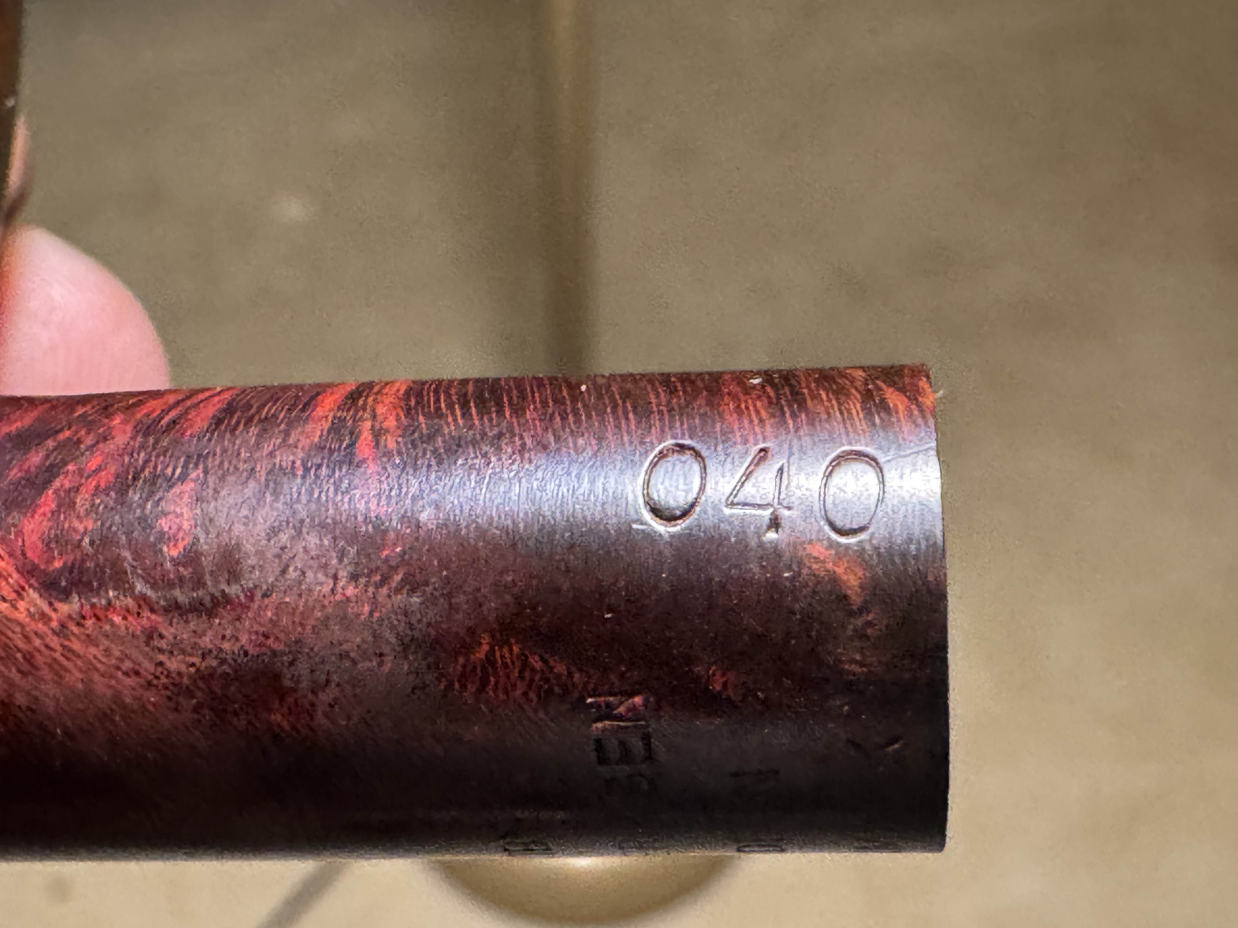 Viby Frederiksen Smooth Straight Billiard Red Briar Estate Pipe 12