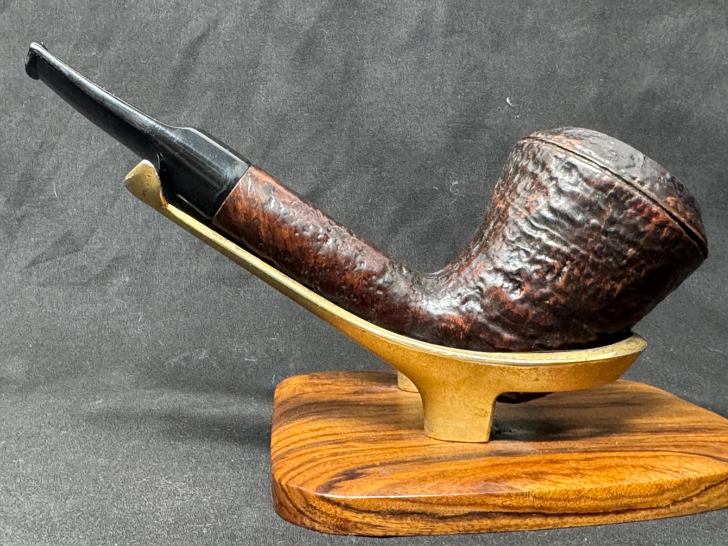 Vintage Savinelli Autograph G Pipe: Giancarlo's Sandblast Dublin Rhodesian 2