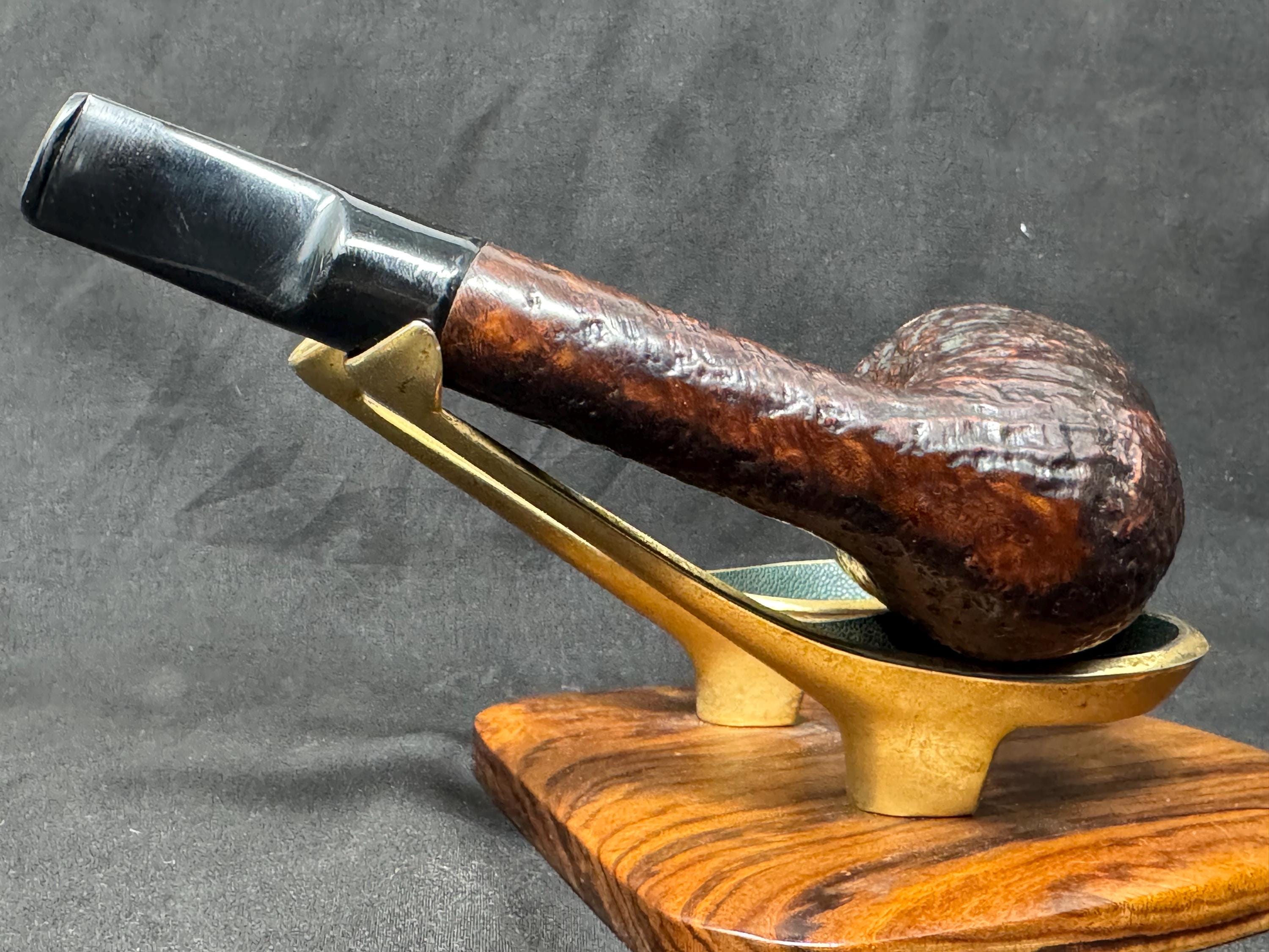 Vintage Savinelli Autograph G Pipe: Giancarlo's Sandblast Dublin Rhodesian 4
