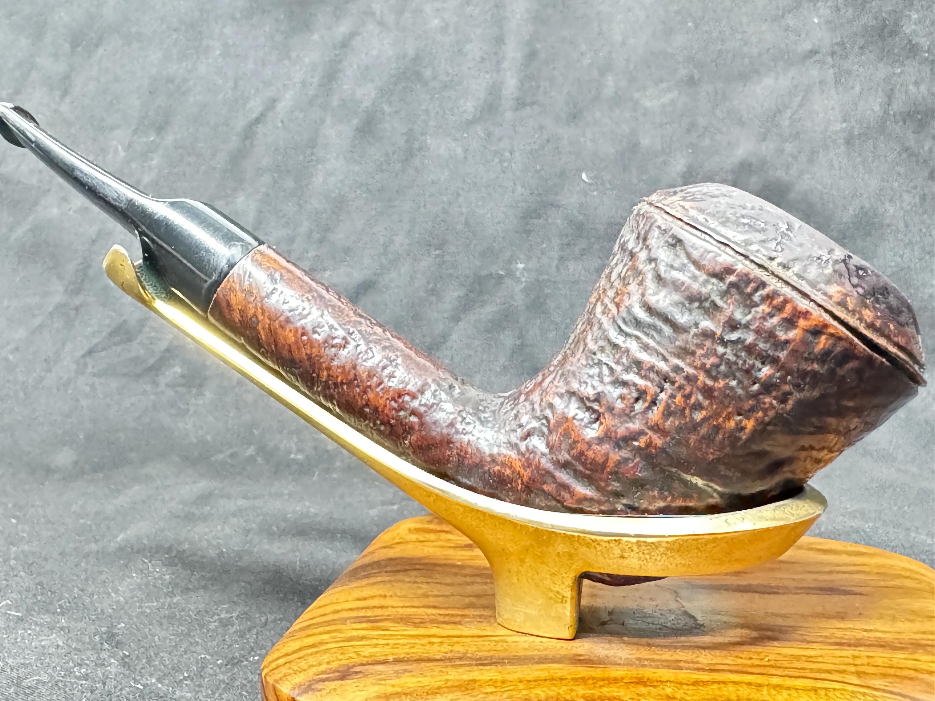 Vintage Savinelli Autograph G Pipe: Giancarlo's Sandblast Dublin Rhodesian 6