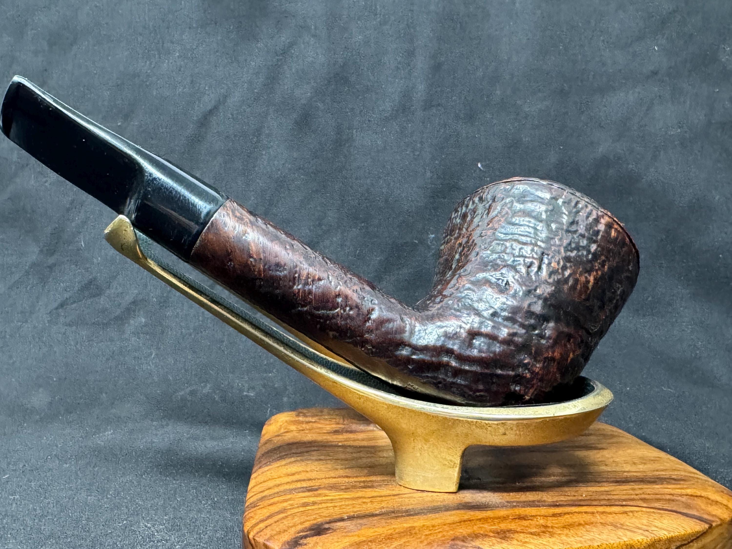 Vintage Savinelli Autograph G Pipe: Giancarlo's Sandblast Dublin Rhodesian 9