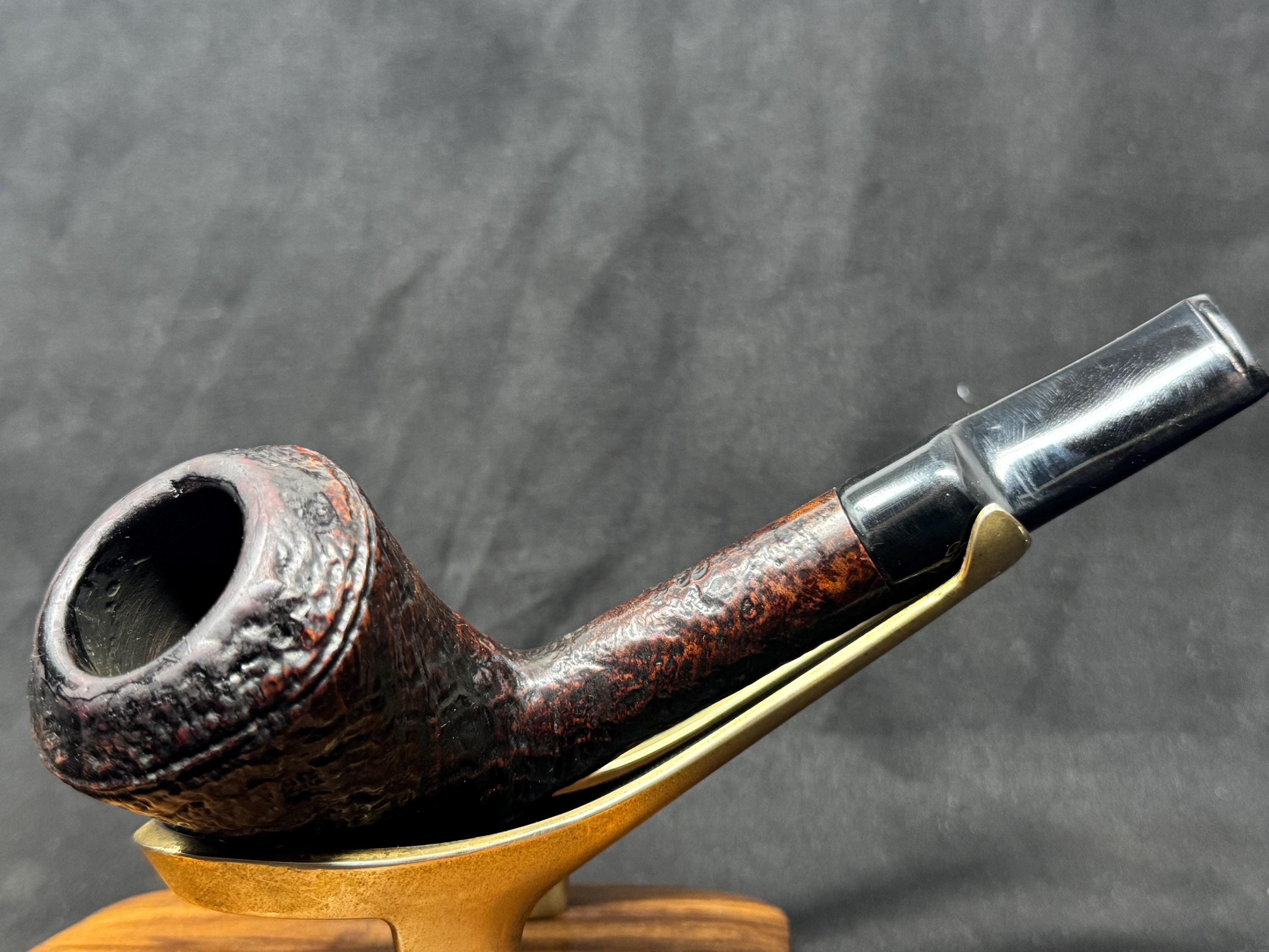 Vintage Savinelli Autograph G Pipe: Giancarlo's Sandblast Dublin Rhodesian 13