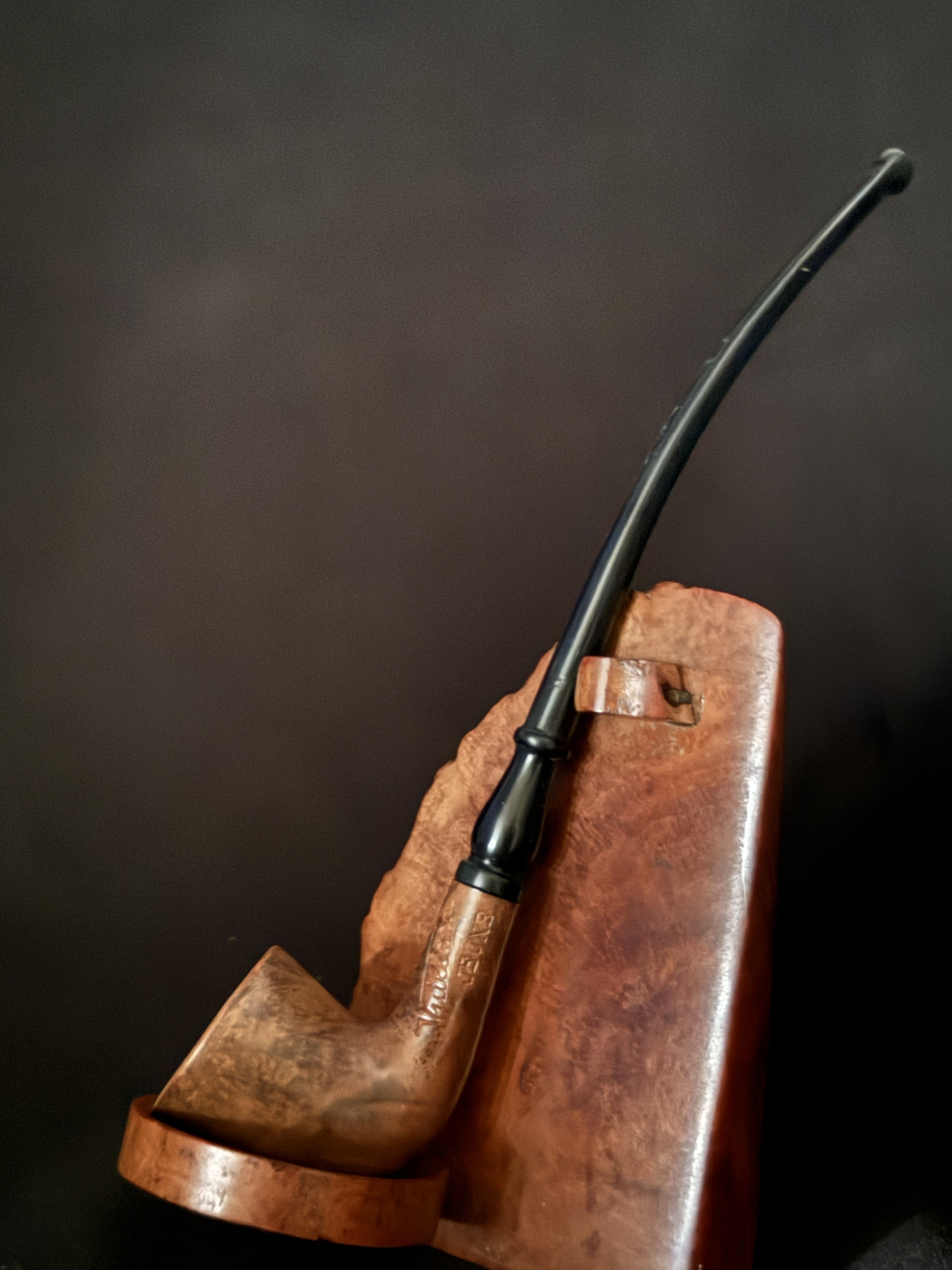 Vuillard Jeune Saint-Claude Mini Churchwarden Pipe - Smooth Dublin