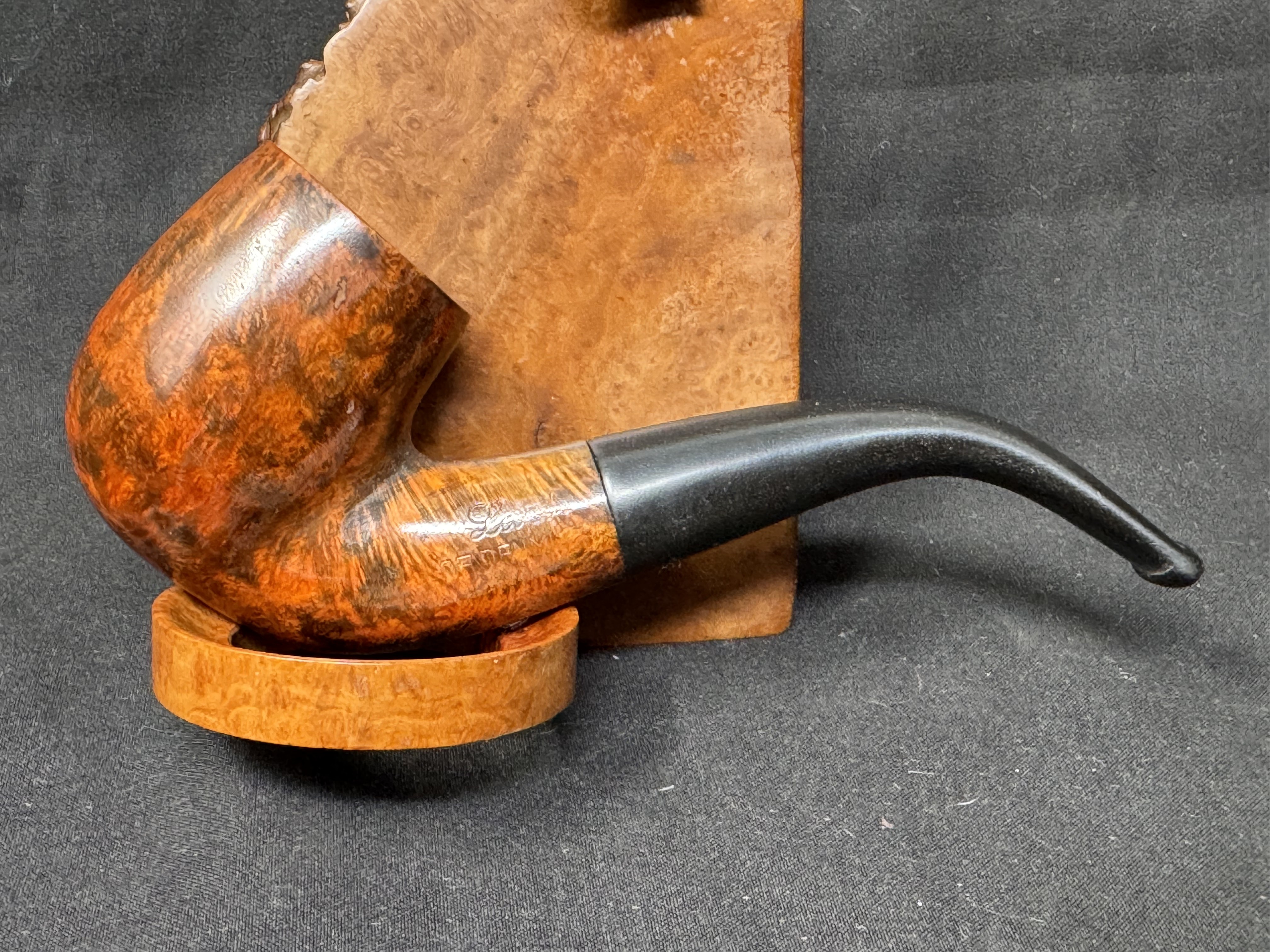 W.. Larsen Economic Line Smooth Bent Billiard Estate Pipe, Denmark 5