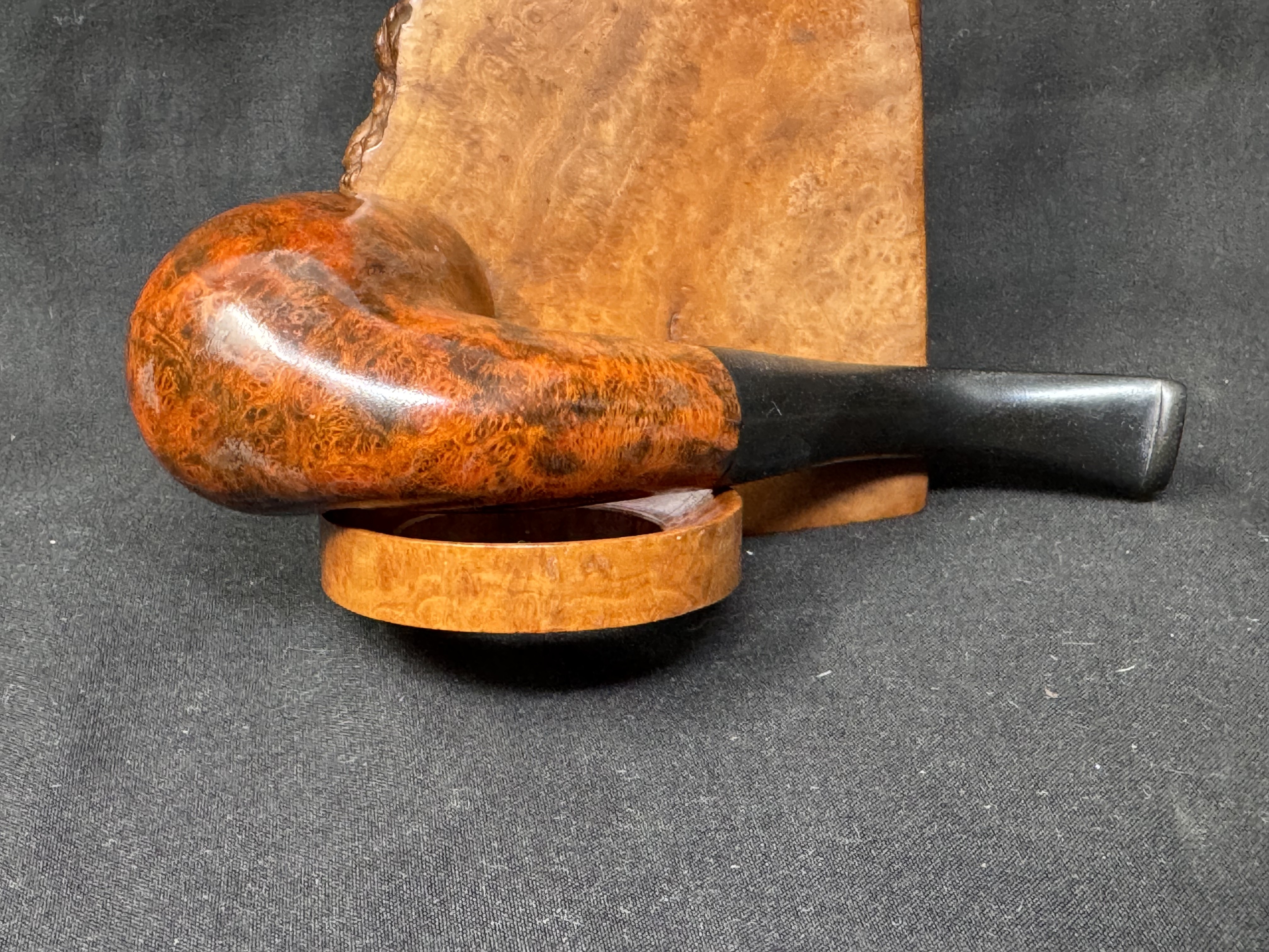 W.. Larsen Economic Line Smooth Bent Billiard Estate Pipe, Denmark 7