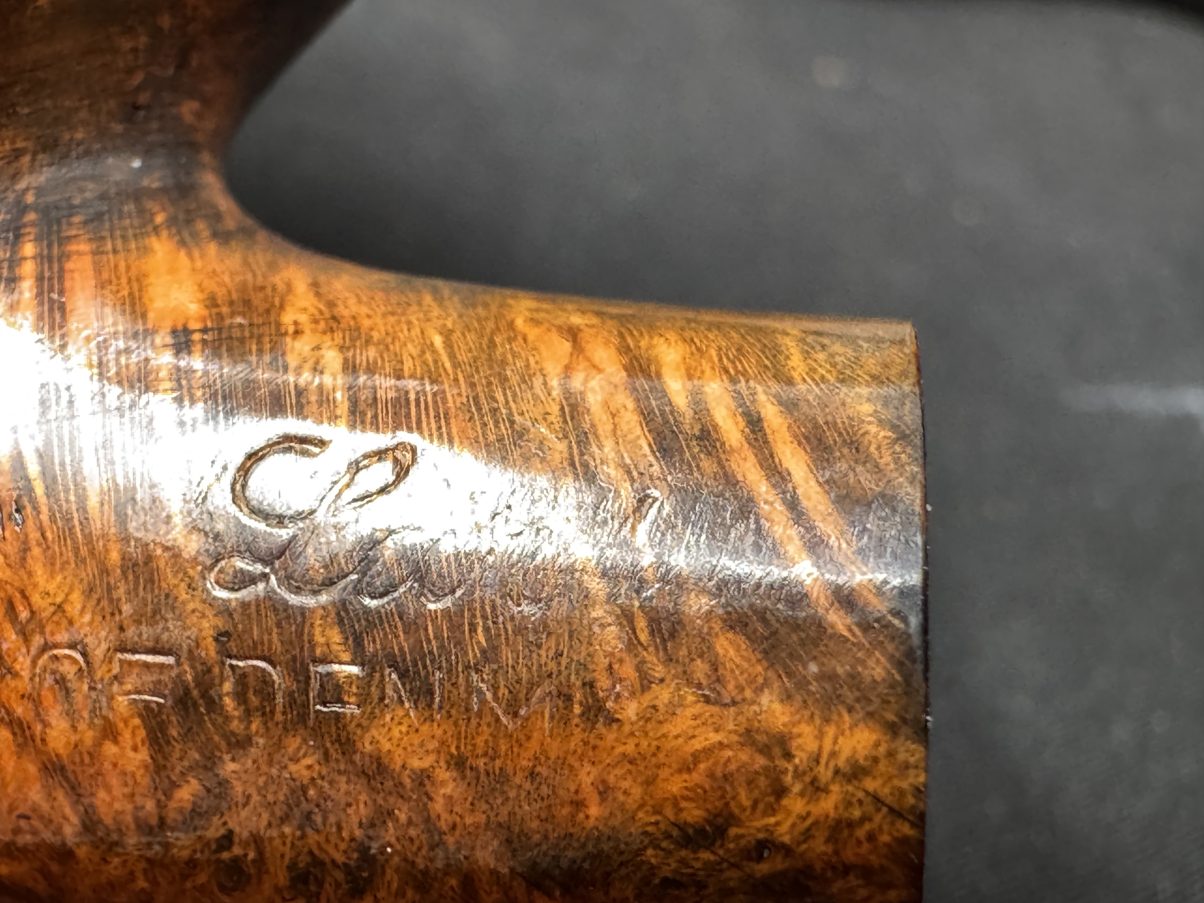 W.. Larsen Economic Line Smooth Bent Billiard Estate Pipe, Denmark 12