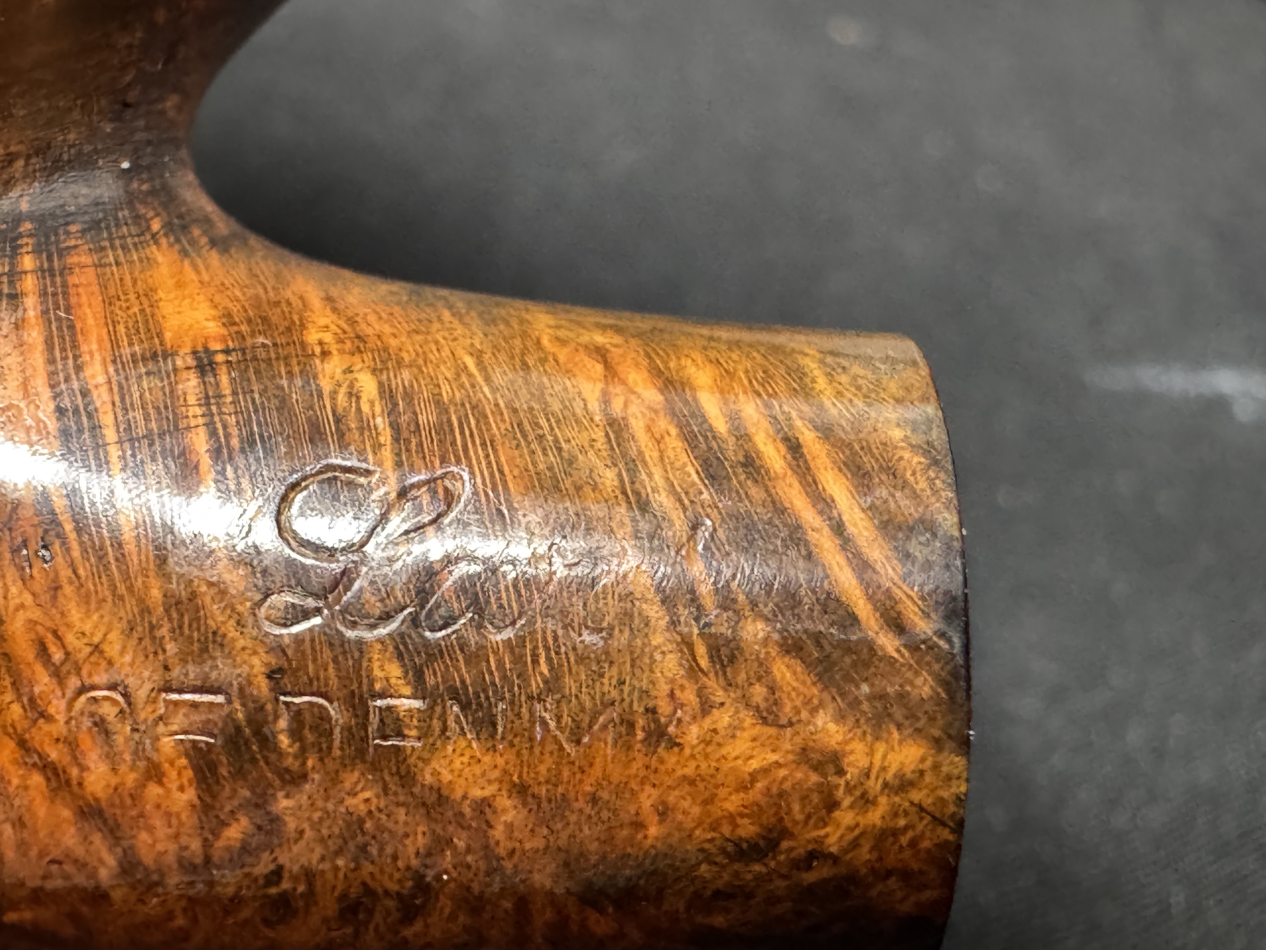 W.. Larsen Economic Line Smooth Bent Billiard Estate Pipe, Denmark 14