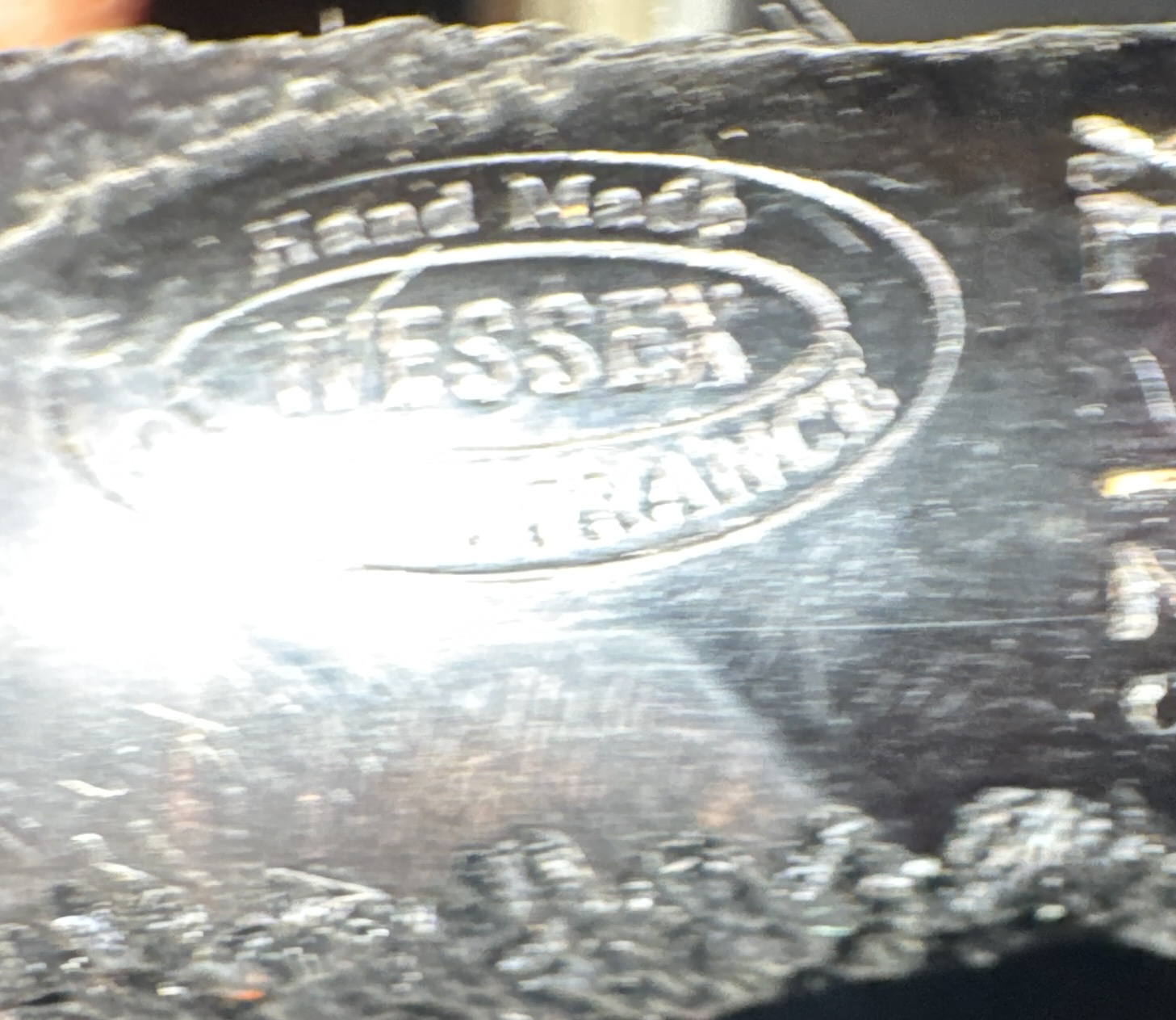 Wessex XL 125 Black Sandblast Full Bent Oom Paul Pipe, Made in France, Unsmoked 14