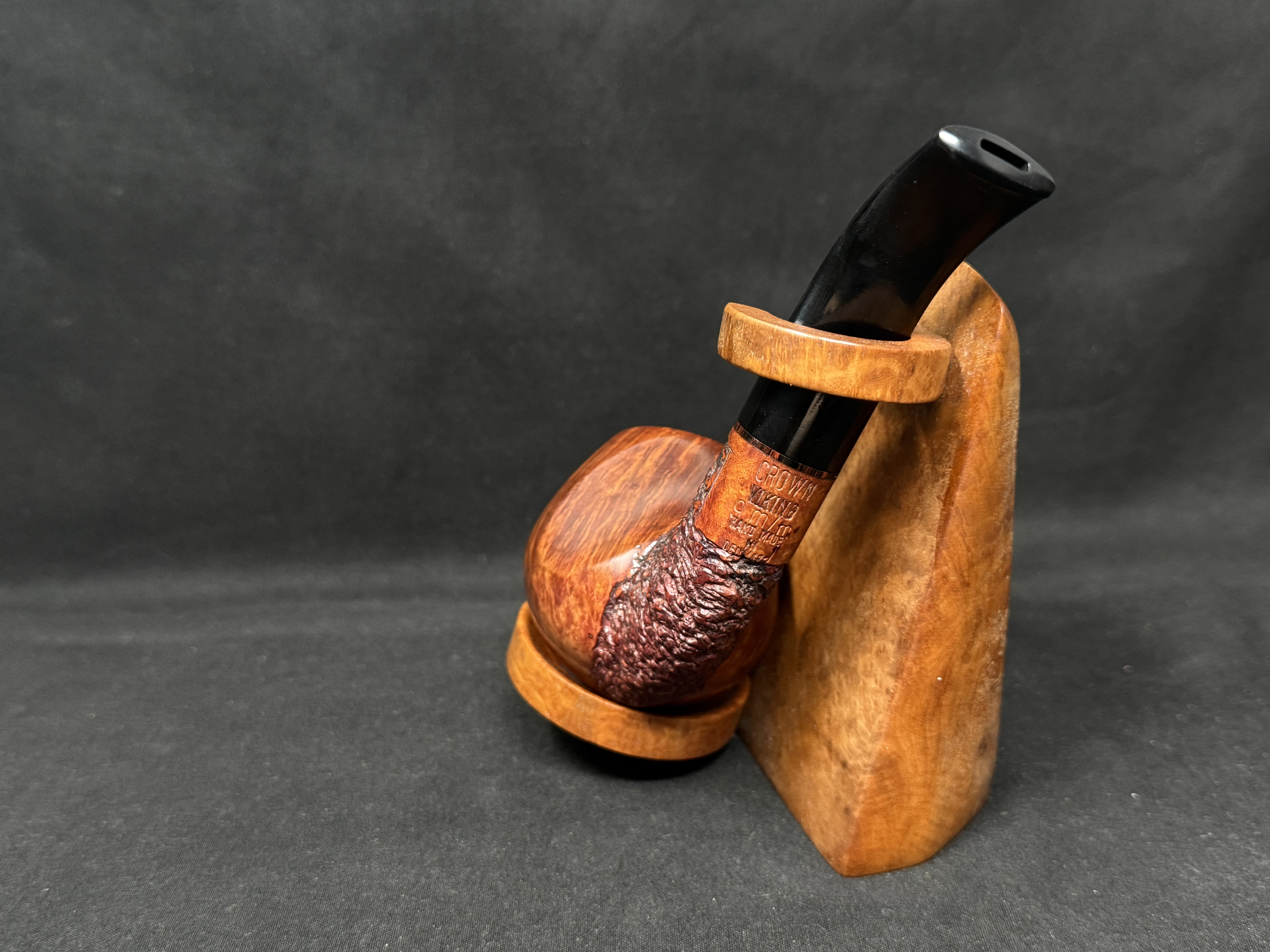 Winslow Crown Viking 9mm Bent Apple Estate Pipe 9