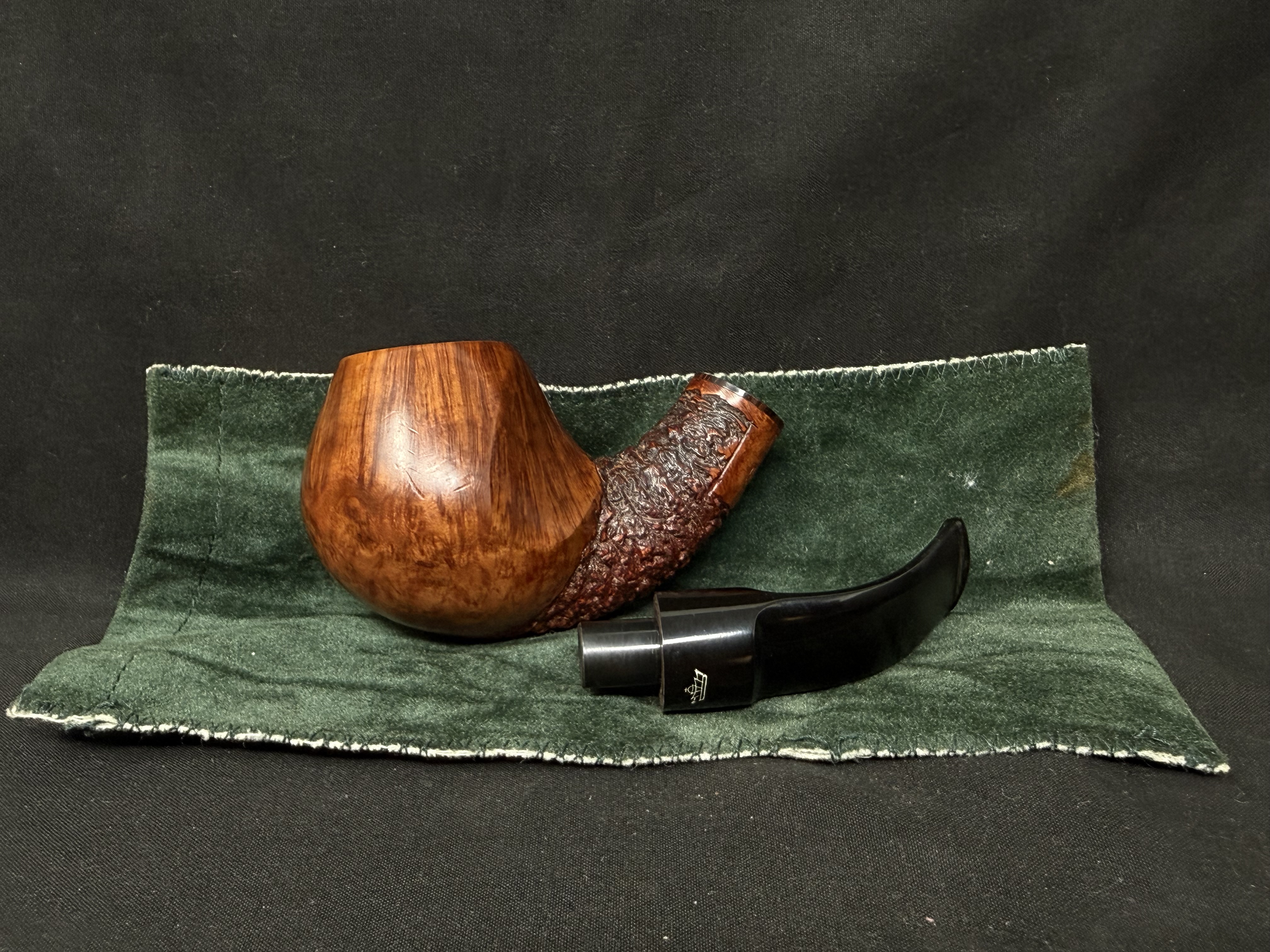 Winslow Crown Viking 9mm Bent Apple Estate Pipe 13