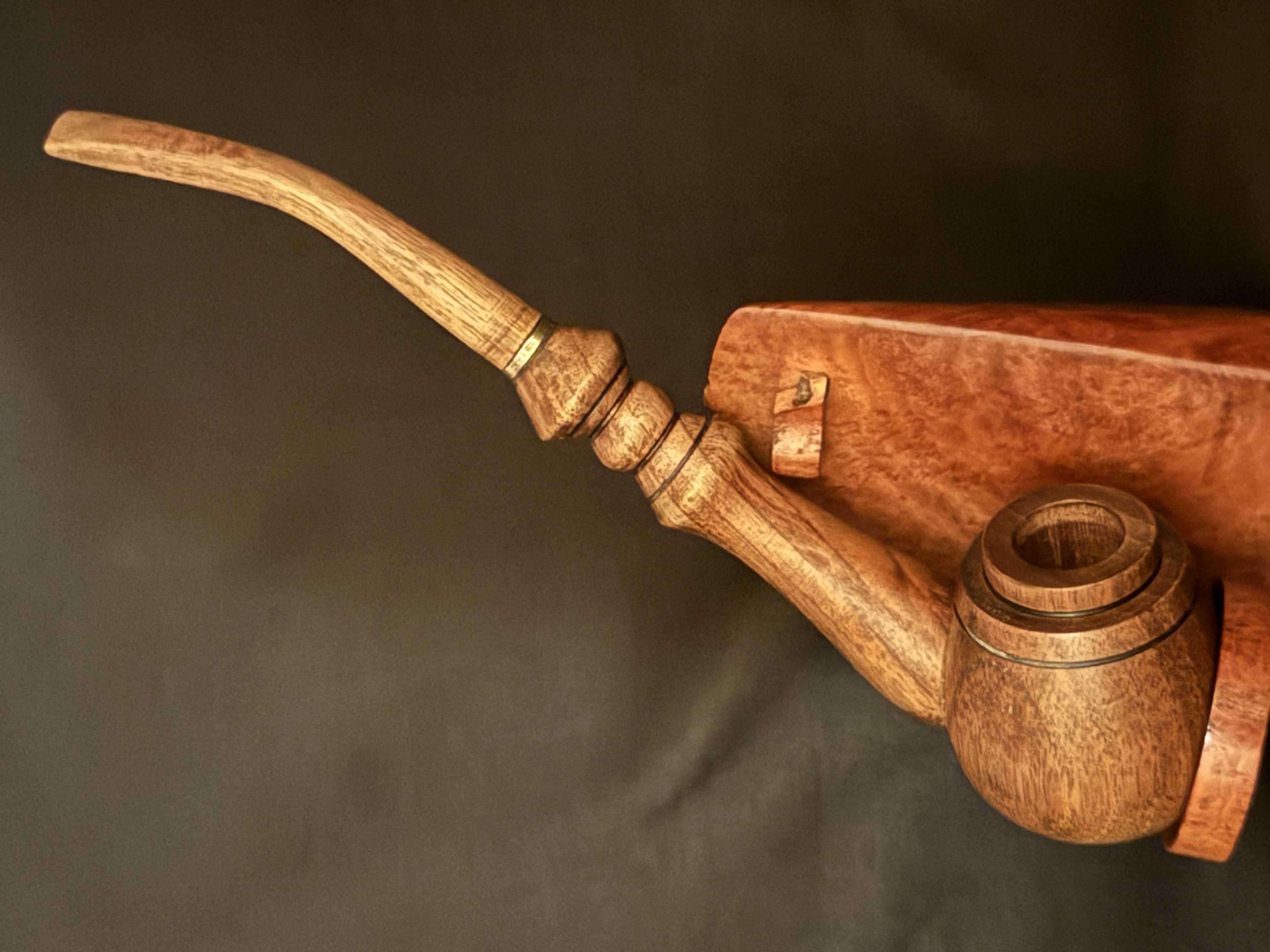 Natural Wood Churchwarden Estate Pipe 2