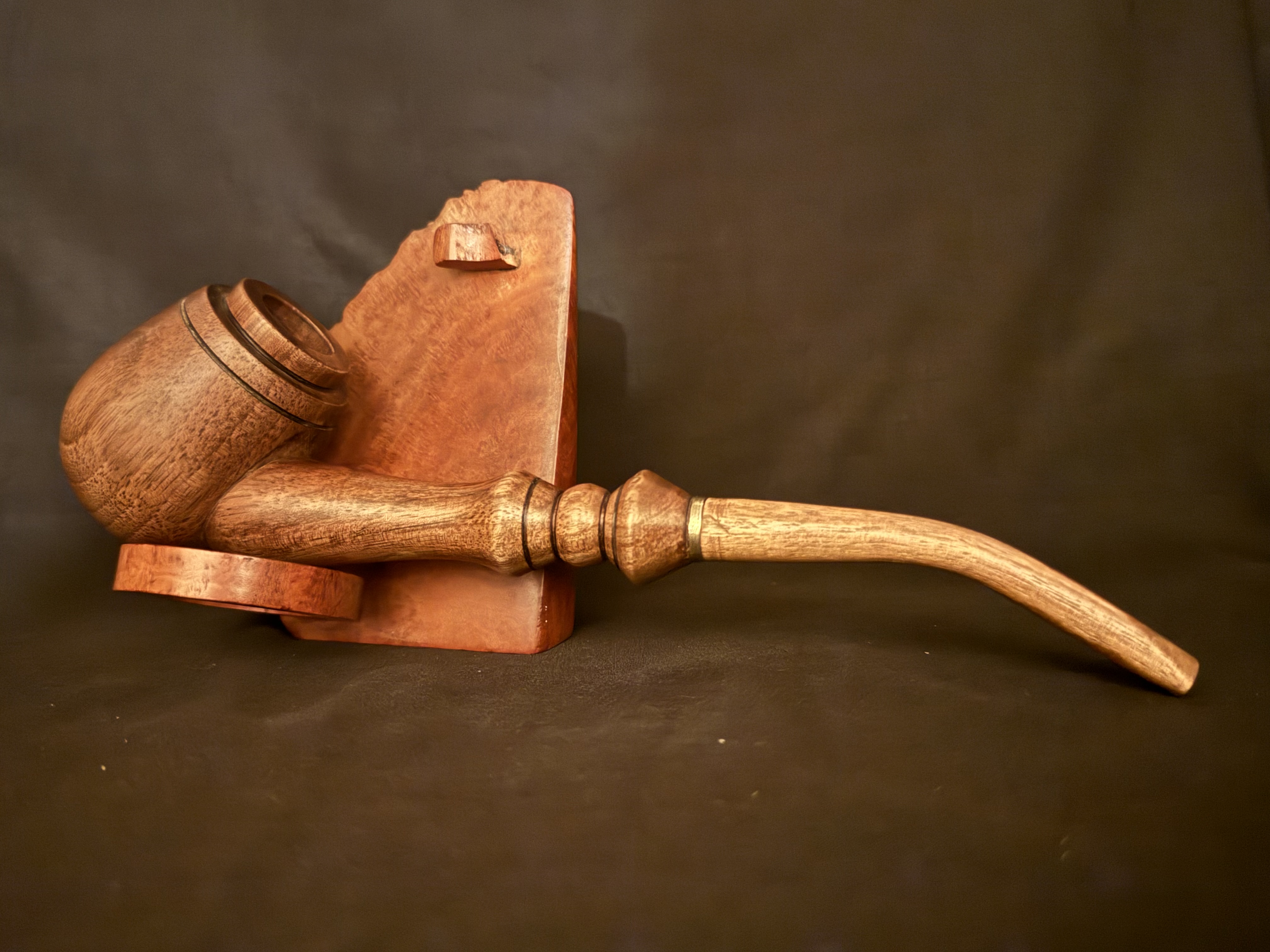 Natural Wood Churchwarden Estate Pipe 3