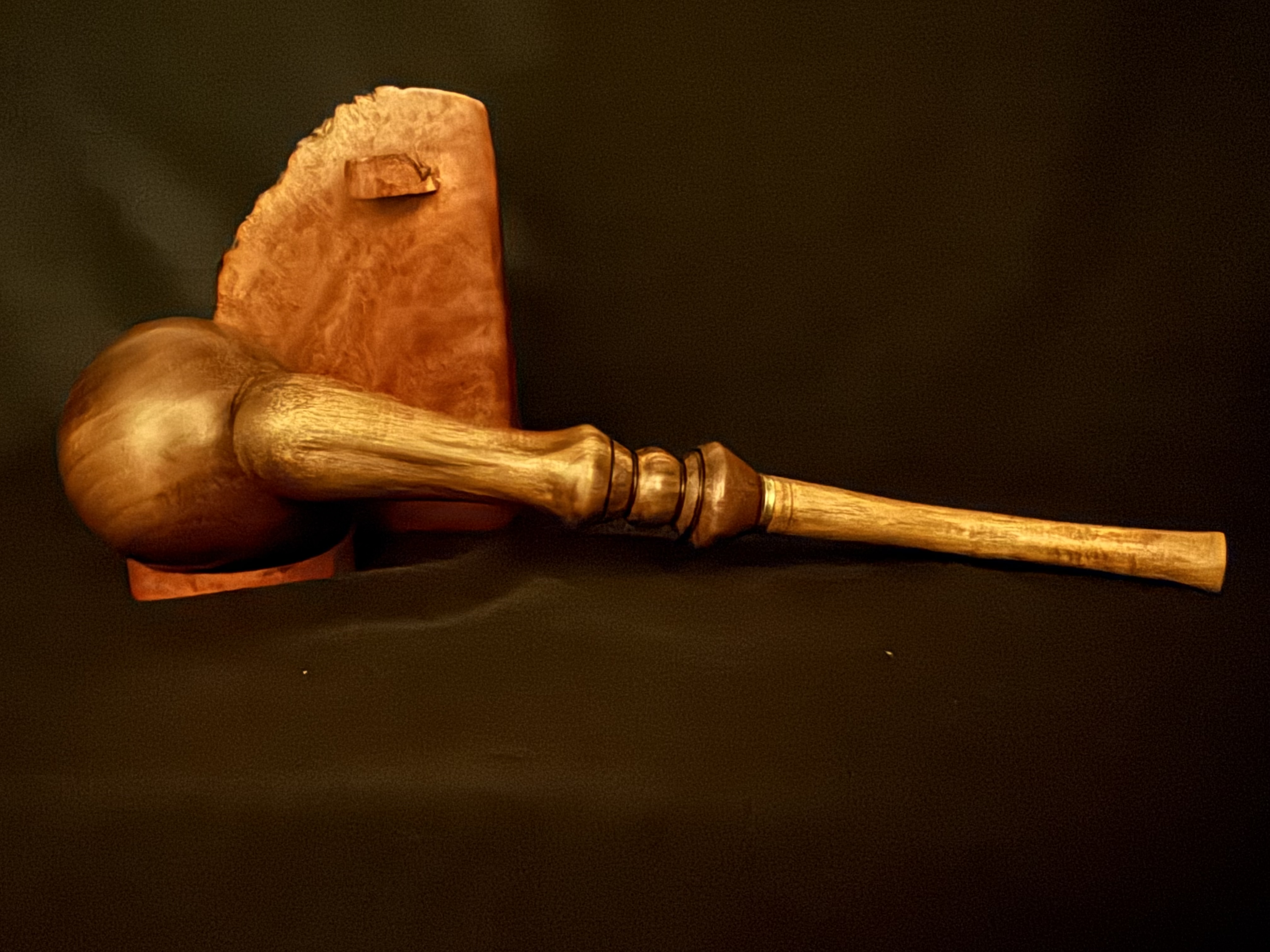 Natural Wood Churchwarden Estate Pipe 6