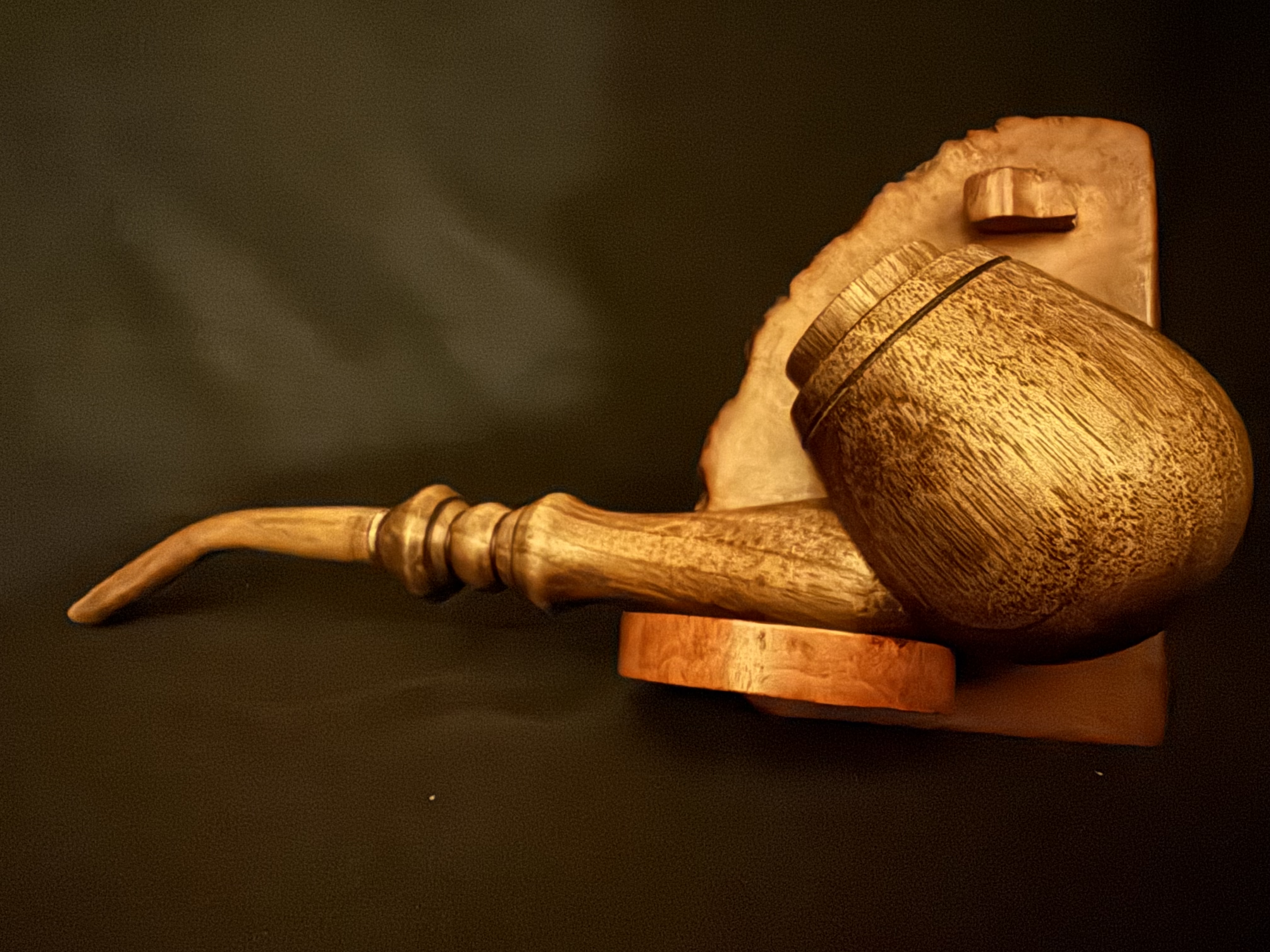 Natural Wood Churchwarden Estate Pipe 7