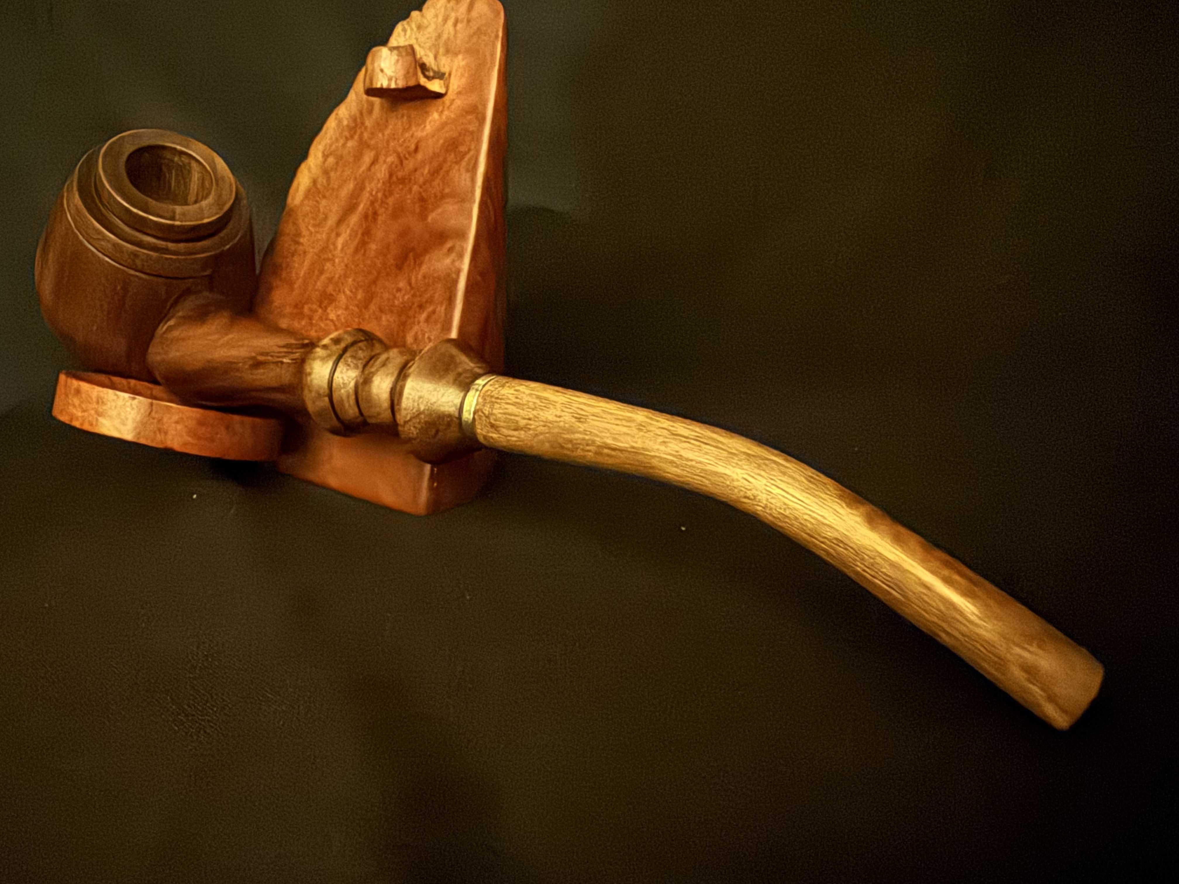 Natural Wood Churchwarden Estate Pipe 8