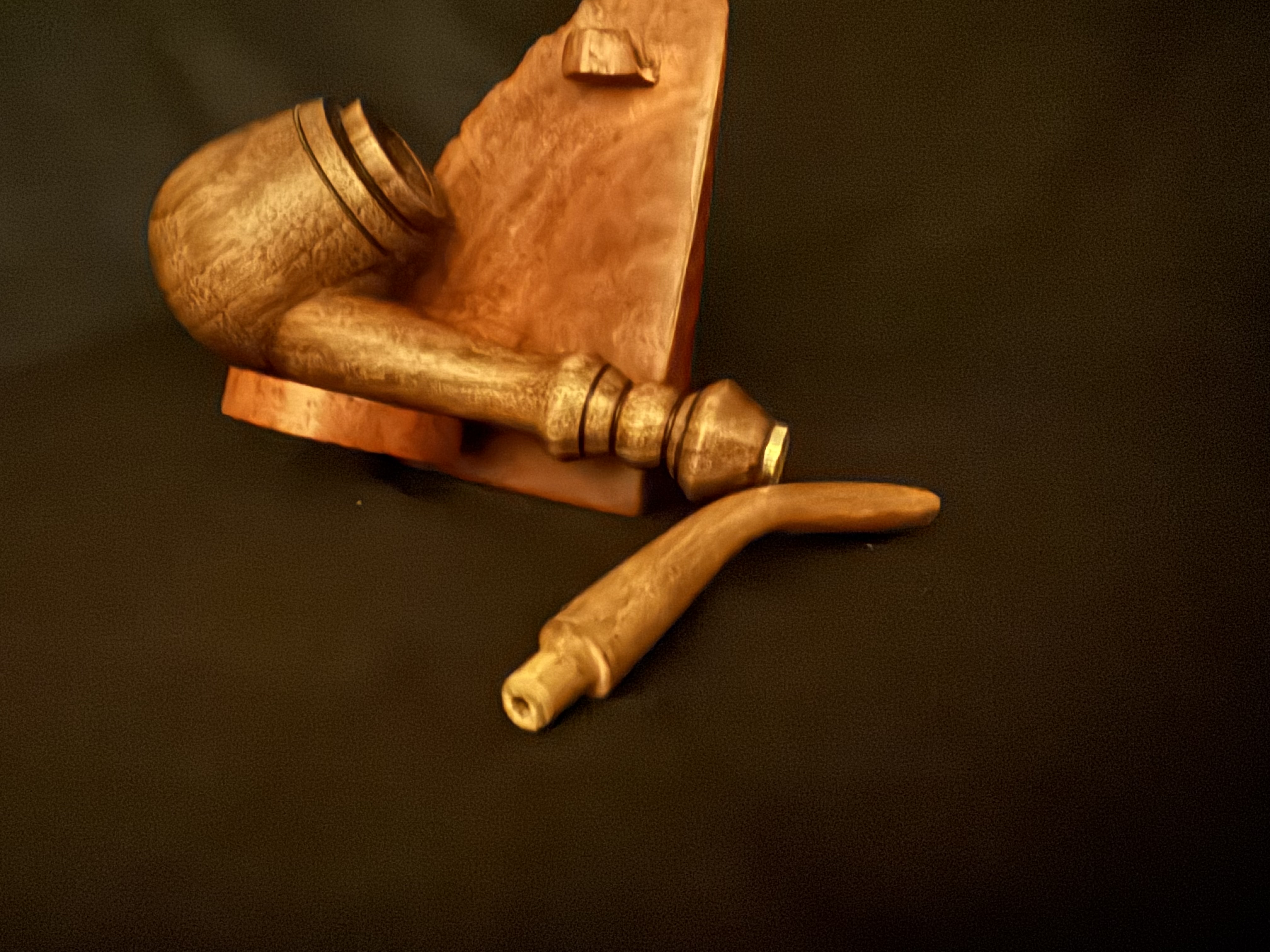 Natural Wood Churchwarden Estate Pipe 9