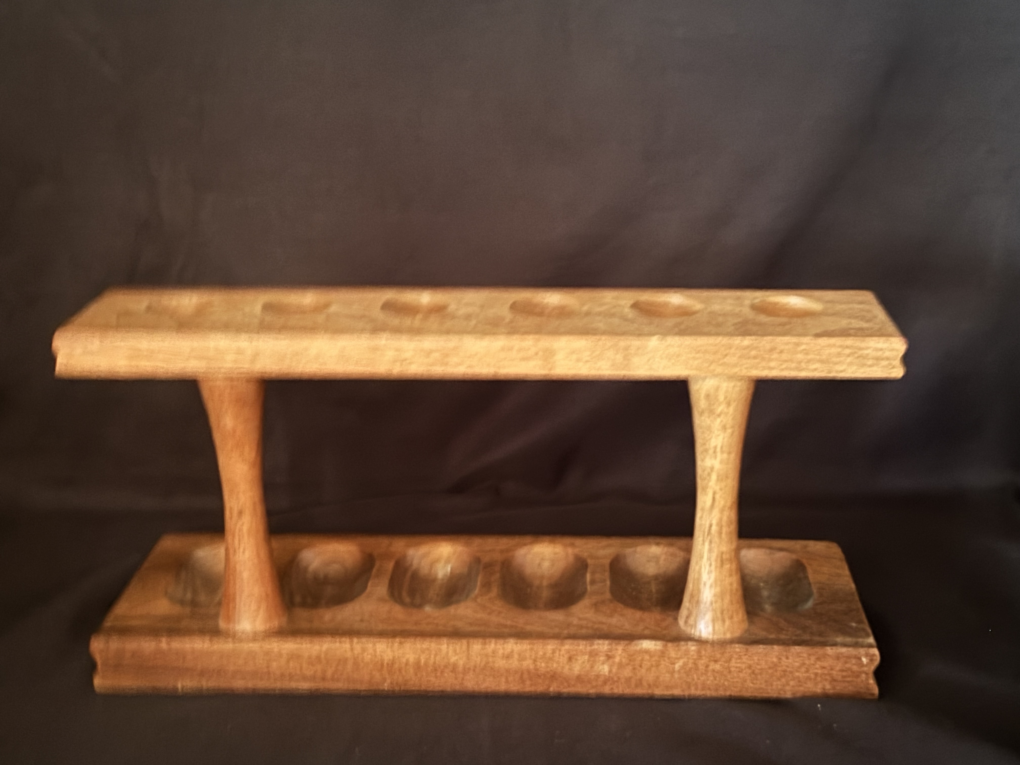 Wooden Pipe Holder for 6 Pipes 7