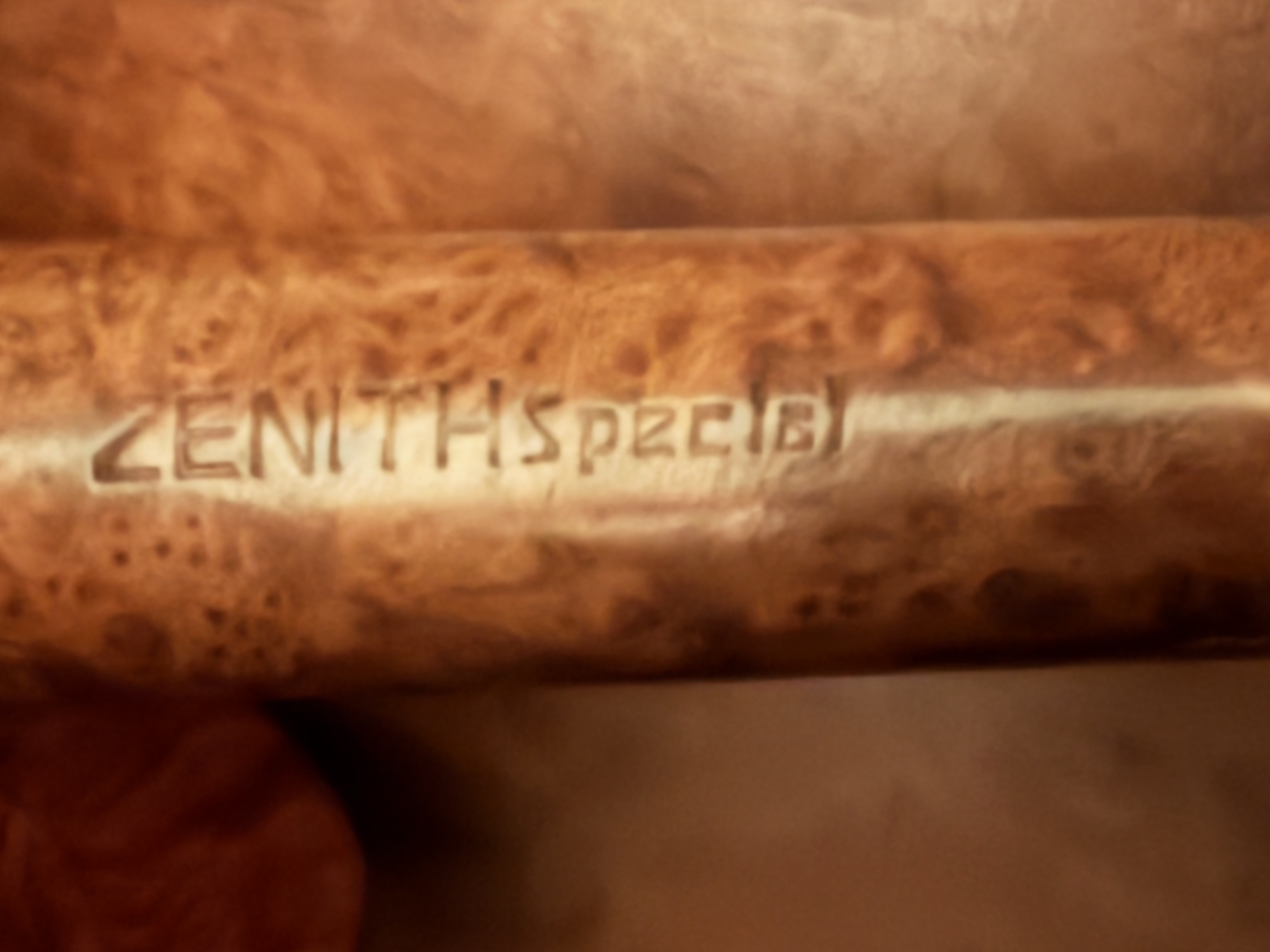 Zenith Special Radica Italiana Scorta 1955 Smooth Billiard Pencil Shank Pocket Pipe - Unsmoked Estate Pipe 11
