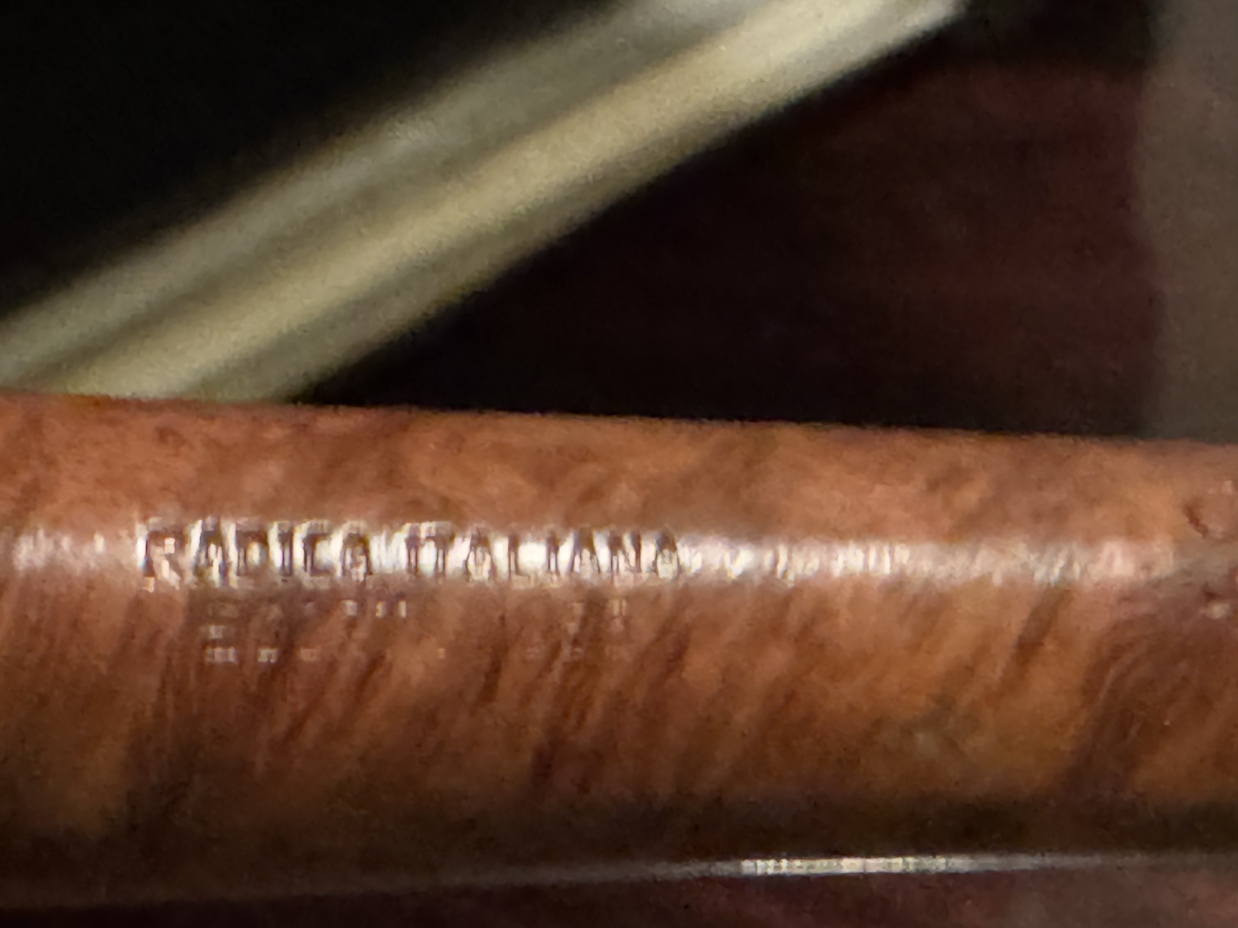 Zenith Special Radica Italiana Scorta 1955 Smooth Billiard Pencil Shank Pocket Pipe - Unsmoked Estate Pipe 12