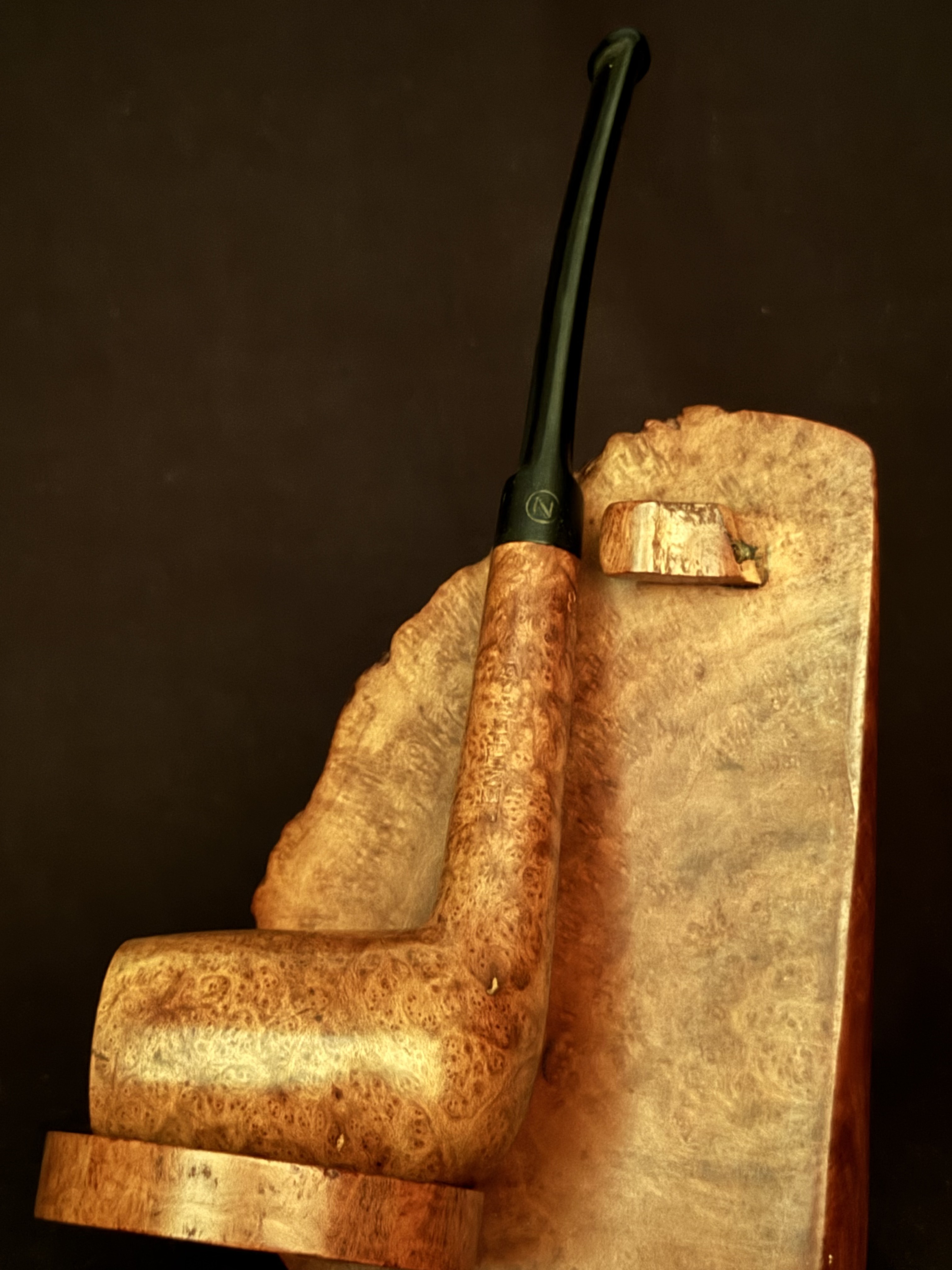 Zenith Special Radica Italiana Scorta 1955 Smooth Billiard Pencil Shank Pocket Pipe - Unsmoked Estate Pipe