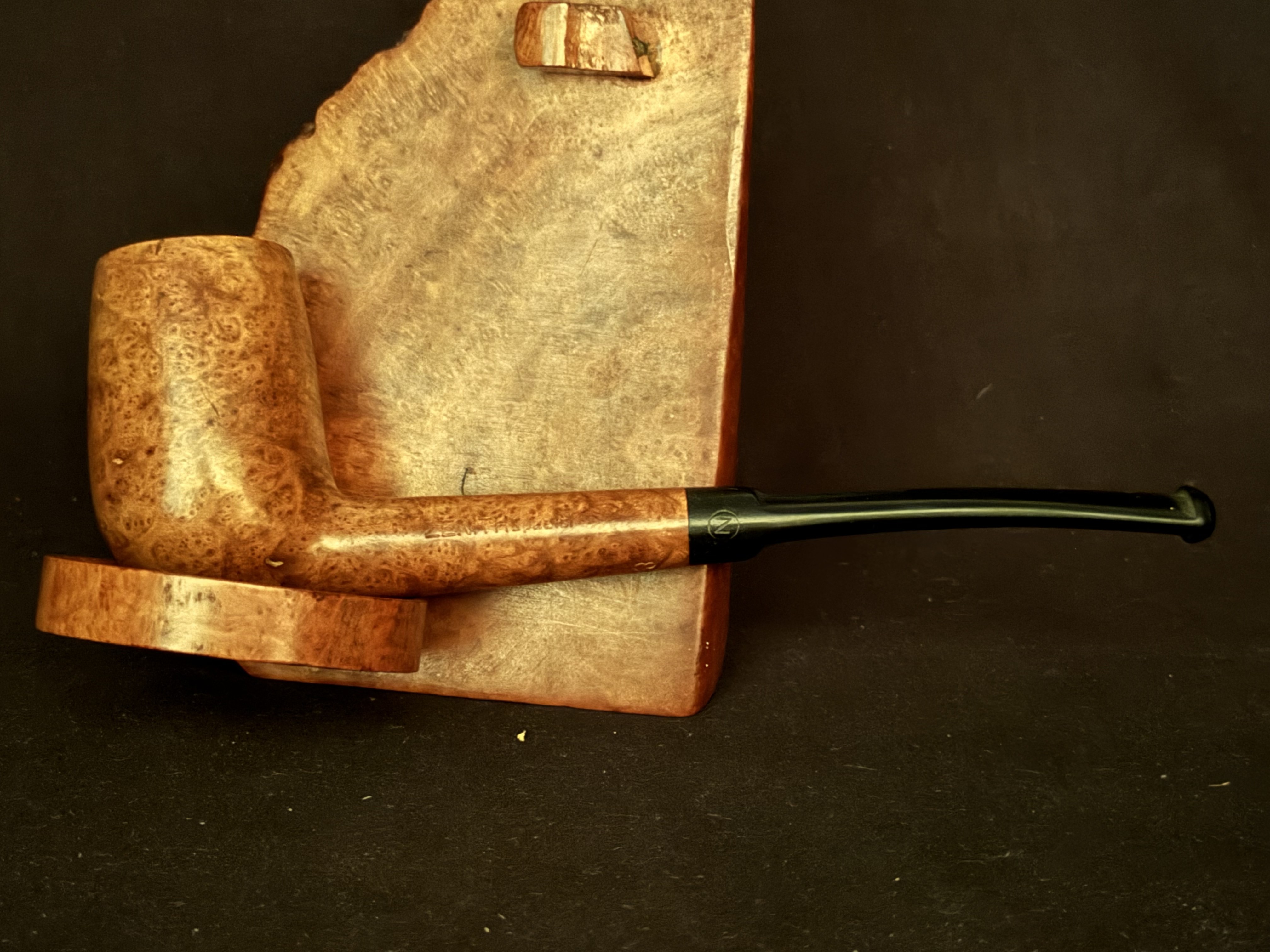 Zenith Special Radica Italiana Scorta 1955 Smooth Billiard Pencil Shank Pocket Pipe - Unsmoked Estate Pipe 3