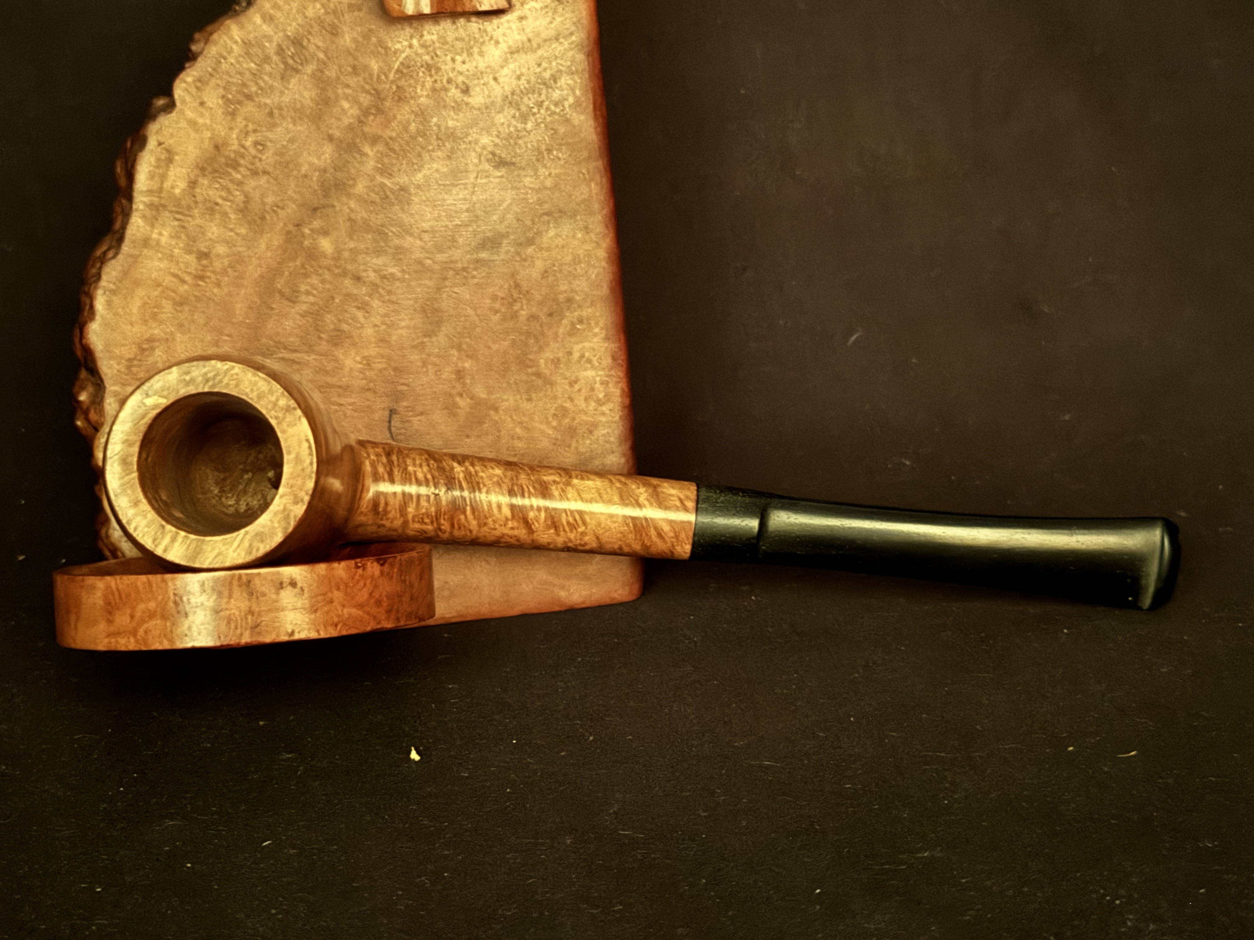 Zenith Special Radica Italiana Scorta 1955 Smooth Billiard Pencil Shank Pocket Pipe - Unsmoked Estate Pipe 7